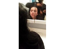 Bent over and nailed inside friends restroom