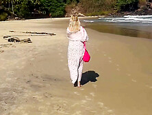 Amateur Blonde Mature Wife Has Sex After Walking