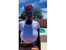 Hot Tiana Grand large bazookas,  interviewed sucks BBC then gets banged missionary style!