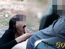 I Meet The Colleague With The Big Cock To Get Fucked Outside The Car Before Returning To The Cuckold