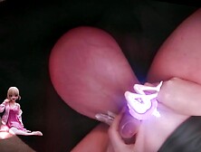 Large Balls Masturbation with Manga Figure watching - Visit my Fansly Page for greater quantity !