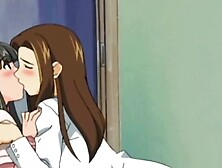 Captive nurse gets hard strapon fucked by doctor