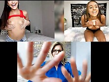 Lesbian Video Call With Cory Chase,  Emily Willis And Gia Derza