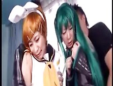 Hatsune Miku And Kagamine Rin Cosplay Xxx