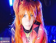 Sloppy Blowjob And Pussy Creampie.  Evangelion Asuka Langley - Molly Redwolf