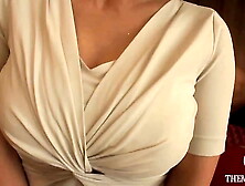 50-Year-Mature Bursting Boobs Married Woman,  Mitsuko,  Has a Fresh Boy's Nakadashi Make Her Old Pussy Fire Up and She Screams and