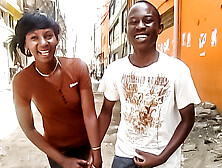 Amateurs Black Ebony Bikini Babe Gets Shower Pounding