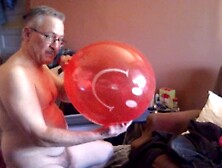 Retro Gay "balloonbanger" Enjoys Balloon Play And Masturbation Fun