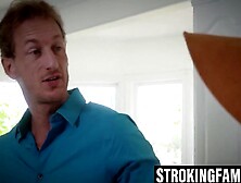 Karter Foxxâs throat bulging with stepdads angry morning wood