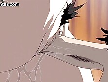 Horny lady with big tits getting smashed