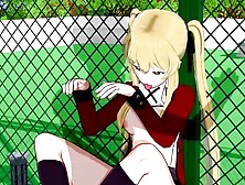 Fucked by football play ground