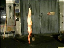 Girl punished in workshop strung up and whipped