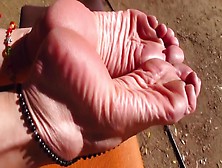 Wrinkled Soles In The Sun