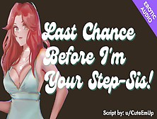 "last Chance To Fuck Me Before I'm Your Step Sis!!" [Aggressive Sub] [Massive Slut] [Facefucking]