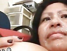 Bolivian Milf - Big Tits Anal Cumshot