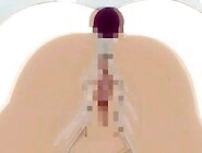 Chained hentai with a muzzle gets ass fucked and spray shits