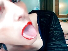 Cute Lips SISSY JOI! Jizz on My LIPS!