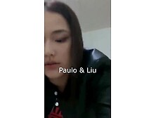 Plaisir anal pour Liu avec ma bite et ma langue