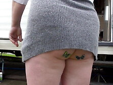 British wife upskirt