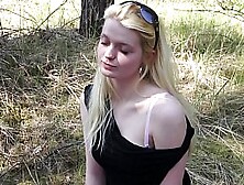 Blondie show all and let fake agent do what he wants in public