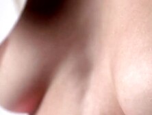 Cute young blonde seduces erotically while naked