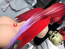 Cute big-assed Succubus agrees to a surprise anal pact on Halloween night (Over 18)