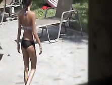 Fabulous Amateur movie with Panties and Bikini, Outdoor scenes
