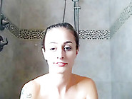 Pretty Chick Showering