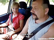 Mirek Takes Mature buxomy superslut on Public