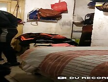 Italian woman is often getting banged in front of a hidden camera, during the time that her spouse is working