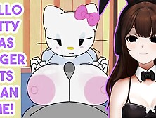 Beat Banger is getting kinky - hello kitty giant titty and huge rear-end | Anime Vtuber React