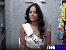 Teen bride to be drilled hard for shoplifting