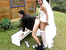 Hot Shemale Bride Fucks New Hubby