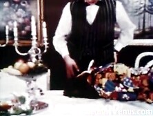 DELTAOFVENUS - Vintage Porn 1960s - Hirsute Aged Brunette Hair - Table For 3