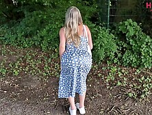 Orgasm hard in public with remote controlled vibrator OLY two inside me