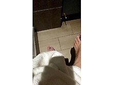 Gym Shower,  Dry And Cared For Feet