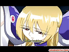 Chained hentai bigboobed gangbanged by monsters in the dungeon