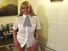 Full Back Knickers Police Woman Full Strip