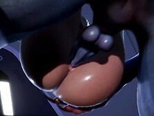 POKED ON THE WEIGHT IN A WET VAGINA | 3D Cartoon