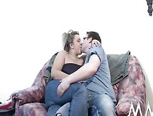 Curvy cougar blows her stepson and gives him some wet cunt