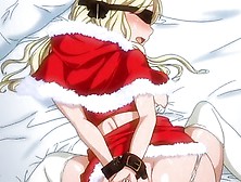 Blindfolded and handcuffed hentai girl