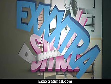 ExxxtraSmall - Petite teen Teases Spanish Pool Boy (18+)