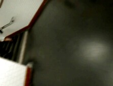 Blond, hot feet in high heels