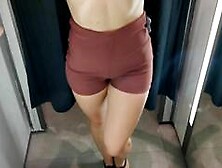 Russian Teen Babe In Fitting Room - Pov Footage