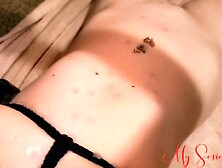 Lexie's First Time With Wax and Cum On Toes