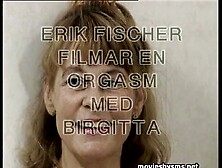 Birgitta plays with dildo