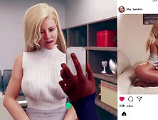 Cheating in the Office - Wife Cheats with Boss While Her Loser Husband Waits at Home