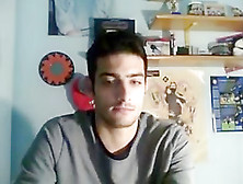 Italian Gorgeous Man With Very Nice Big Cock On Cam