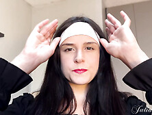 Squat.  Ride.  Your Oiled-up Gym Goddess Uses You for Anal