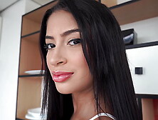 21y cougar Brazilian sweetie, Luna Crystal introduced to monstrous penis & tries anal (Anal, 1on1, DATM, Vag, rimming, bwc) OB58